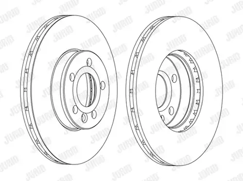 спирачен диск JURID 562382J