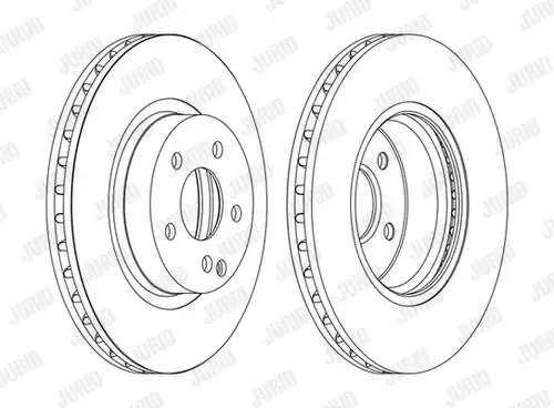 спирачен диск JURID 562386J