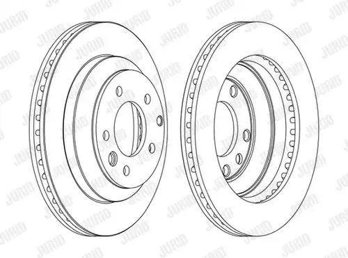 спирачен диск JURID 562393J