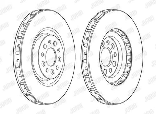 спирачен диск JURID 562394J