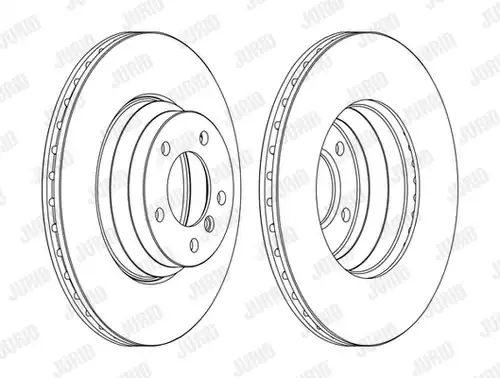 спирачен диск JURID 562395J