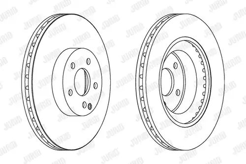 спирачен диск JURID 562396J