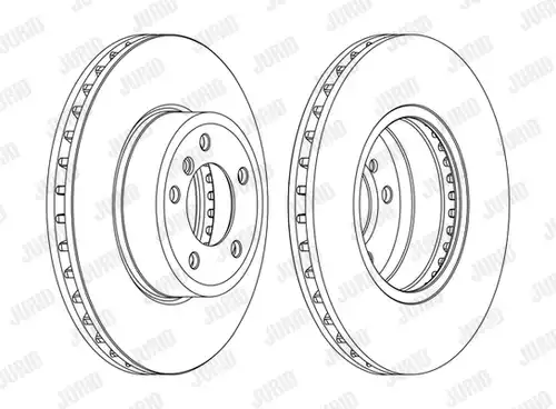 спирачен диск JURID 562397J