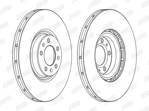 спирачен диск JURID 562398J