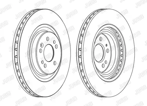 спирачен диск JURID 562402J