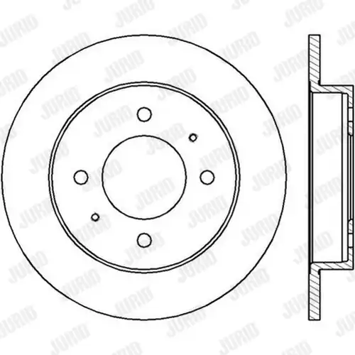 спирачен диск JURID 562419J