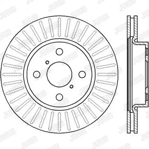 спирачен диск JURID 562421JC