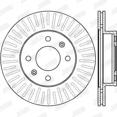 спирачен диск JURID 562428J