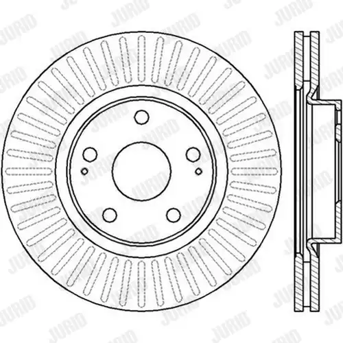 спирачен диск JURID 562430J