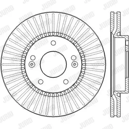 спирачен диск JURID 562433JC