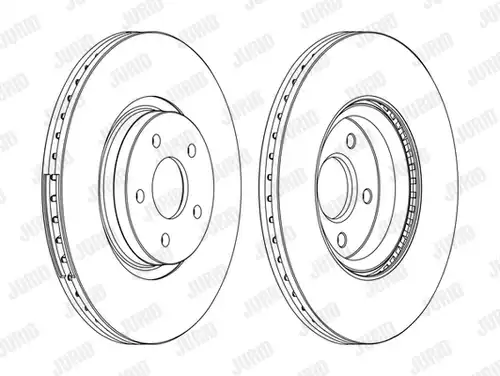 спирачен диск JURID 562434J