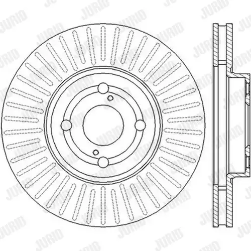спирачен диск JURID 562435JC