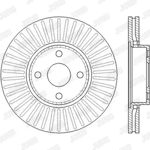 спирачен диск JURID 562436J