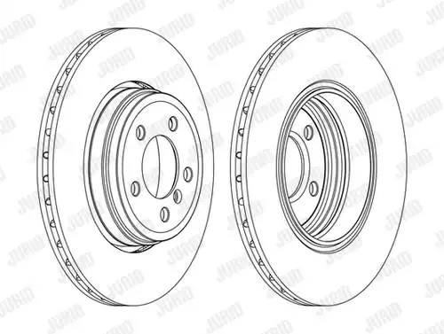 спирачен диск JURID 562437J