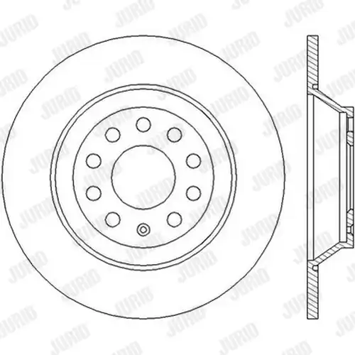 спирачен диск JURID 562438J