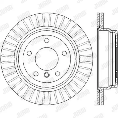 спирачен диск JURID 562442J