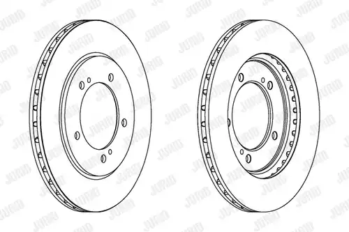 спирачен диск JURID 562445J