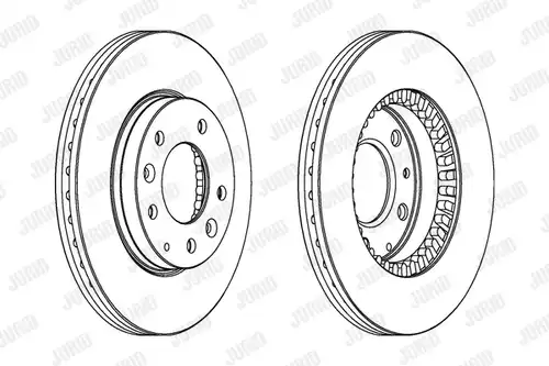 спирачен диск JURID 562446J