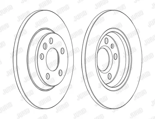 спирачен диск JURID 562448J