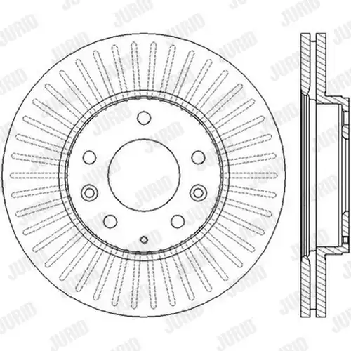 спирачен диск JURID 562449J