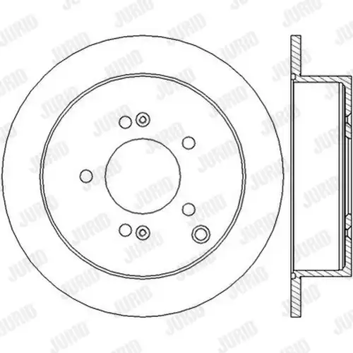 спирачен диск JURID 562454J