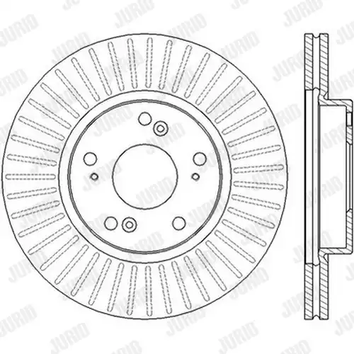 спирачен диск JURID 562457J