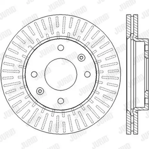 спирачен диск JURID 562459JC