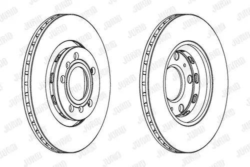 спирачен диск JURID 562514JC