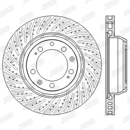 спирачен диск JURID 562591JC