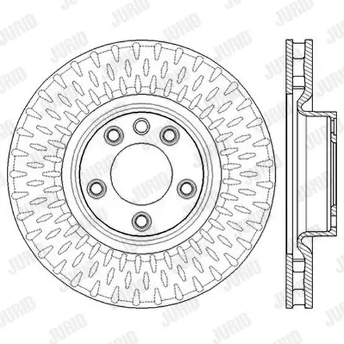 спирачен диск JURID 562592JC