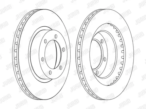 спирачен диск JURID 562743JC