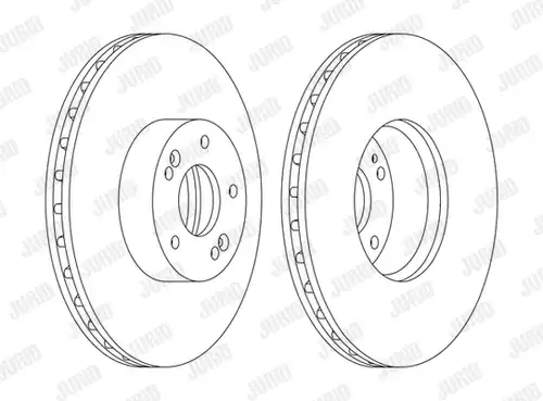 спирачен диск JURID 562778JC