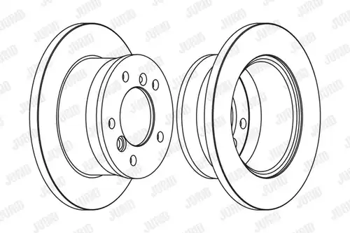 спирачен диск JURID 567761J