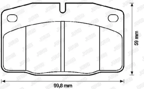 накладки JURID 571276D