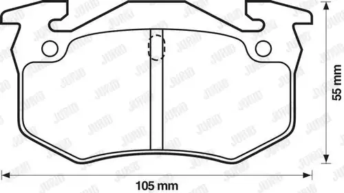 накладки JURID 571744J