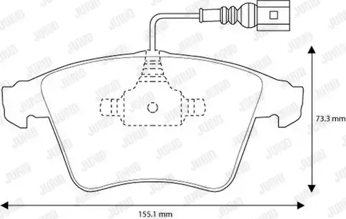 накладки JURID 573160JC