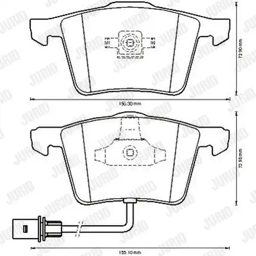 накладки JURID 573198J