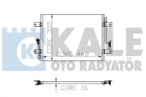 кондензатор, климатизация KALE OTO RADYATÖR 152300