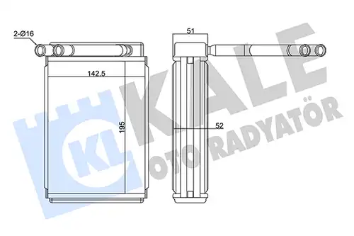  KALE OTO RADYATÖR 370575