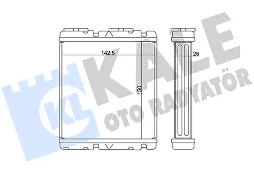  KALE OTO RADYATÖR 370595