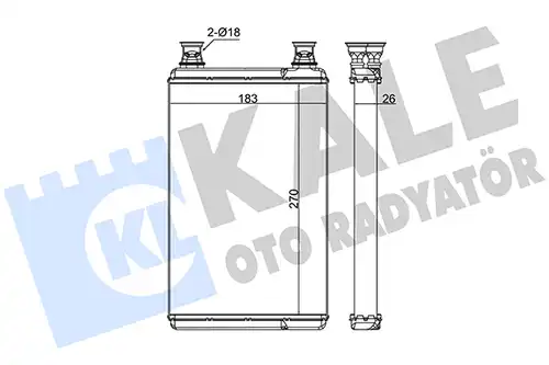  KALE OTO RADYATÖR 370610