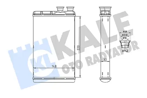  KALE OTO RADYATÖR 370675