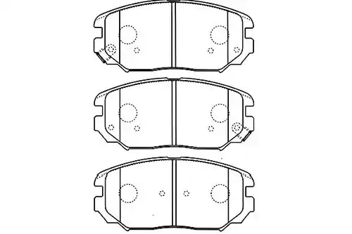 накладки KAVO PARTS BP-3029