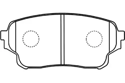 накладки KAVO PARTS BP-8527