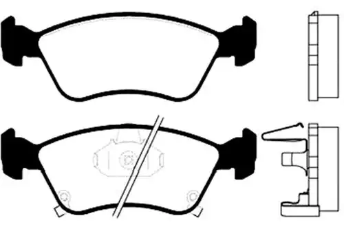 накладки KAVO PARTS BP-9037