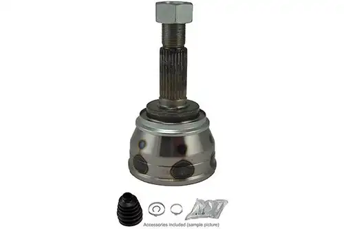 каре комплект, полуоска KAVO PARTS CV-6545