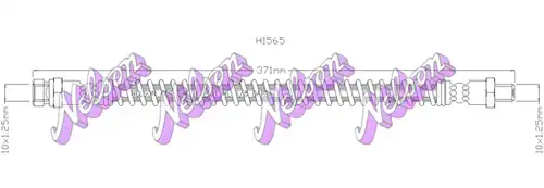 спирачен маркуч KAWE H1565