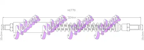 спирачен маркуч KAWE H1770