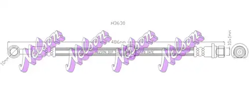 спирачен маркуч KAWE H3630