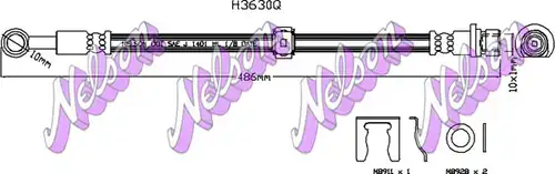 спирачен маркуч KAWE H3630Q